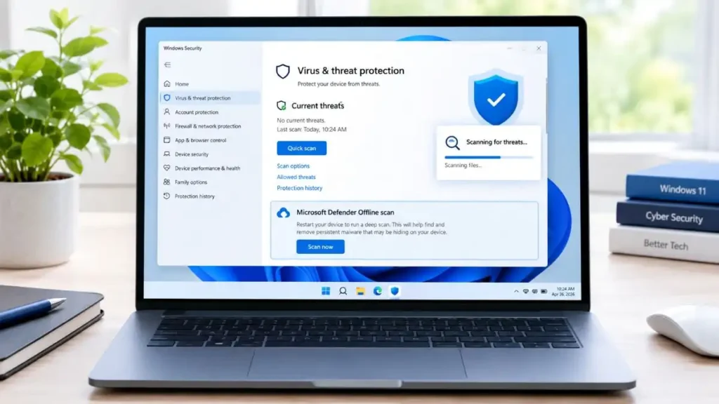 Microsoft Defender Offline Scan in Windows 11