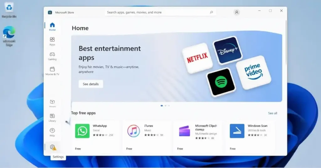 Microsoft Store not working in Windows 11